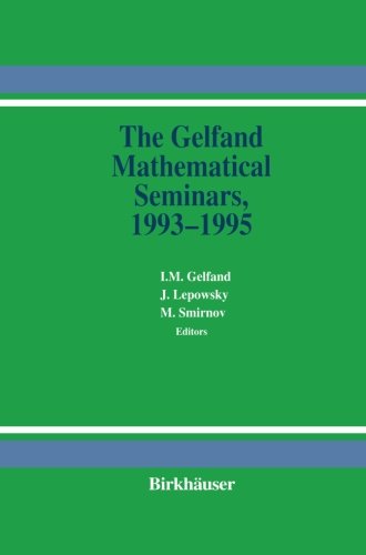 The Gelfand mathematical seminars, 1993-1995