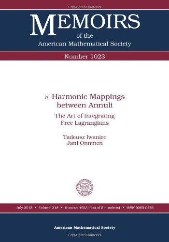 n-harmonic mappings between annuli: the art of integrating free Lagrangians