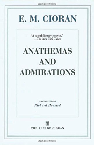 Anathemas and admirations