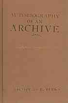 Autobiography of an archive : a scholar's passage to India