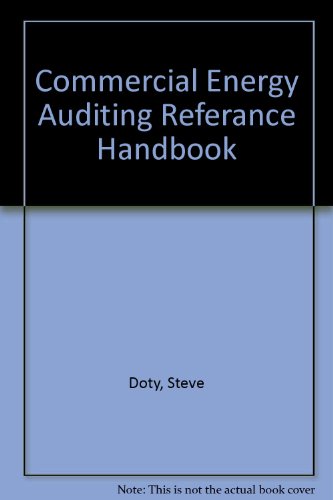 Commercial energy auditing reference handbook