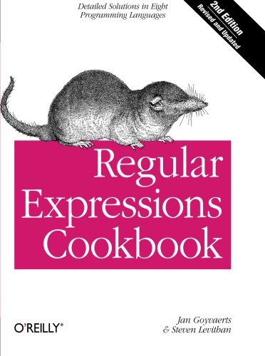 Regular expressions cookbook