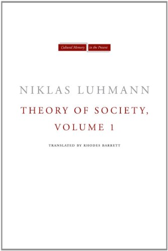 Theory of society Volume 1