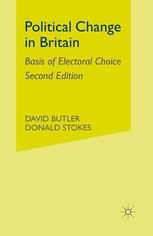 Political Change in Britain: The Evolution of Electoral Choice