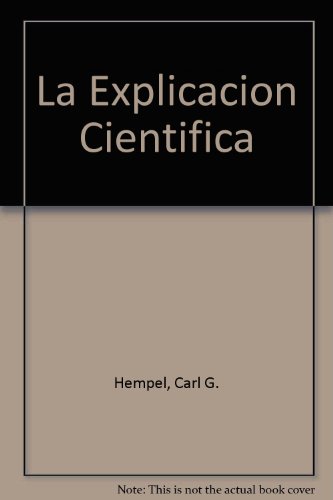 La explicacion cientifica