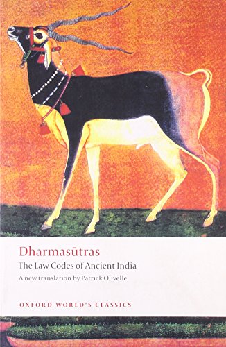Dharmasutras: The Law Codes of Ancient India
