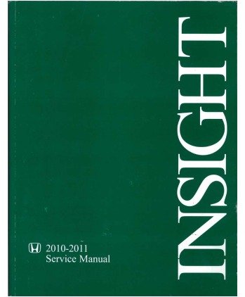 2010-2011 Honda Insight Service Manual