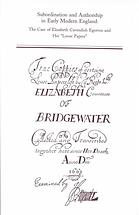 Subordination and authorship in early modern England : the case of Elizabeth Cavendish Egerton and her "loose papers"