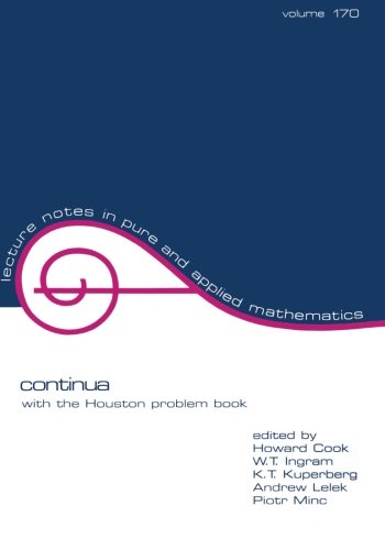 Continua: With the Houston Problem Book
