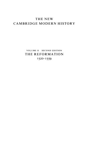 The New Cambridge Modern History