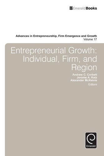 Entrepreneurial Growth: Individual, Firm, and Region