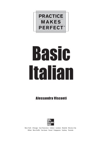 Practice Makes Perfect: Basic Italian