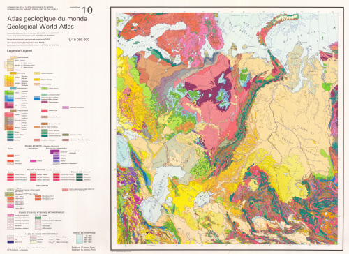 World Geologic Atlas. Sheet 10 (Europe-Asia)