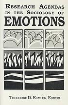 Research Agendas in the Sociology of Emotions