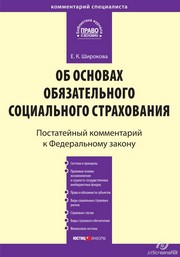 Комментарий к Федеральному закону от 16 июля 1999 г. № 165-ФЗ «Об основах обязательного социального страхования» (постатейный)