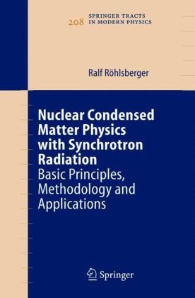 Nuclear condensed matter physics with synchrotron radiation: basic principles, methodology and applications