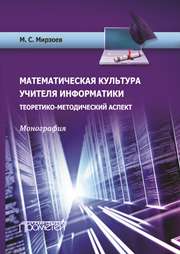 Математическая культура учителя информатики: Теоретико-методический аспект: Монография