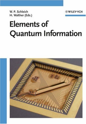 Elements of quantum information