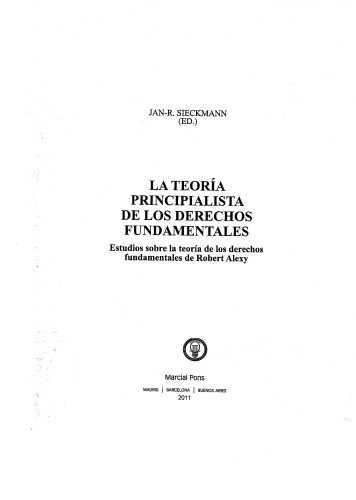 La teoría principalista de los derechos fundamentales