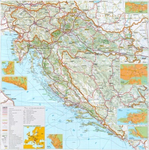 Географічні карти (укр, рус)