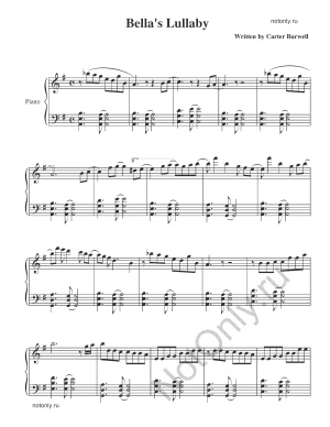 Bella`s Lullaby