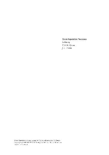 Green Separations Process