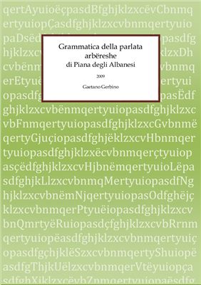 Grammatica della parlata arbëreshe di Piana degli Albanesi