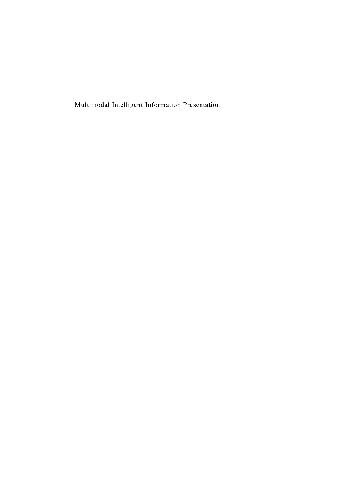 Multimodal Intelligent Information Presentation
