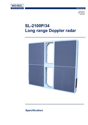 SL-2100P/34 Long range Doppler radar