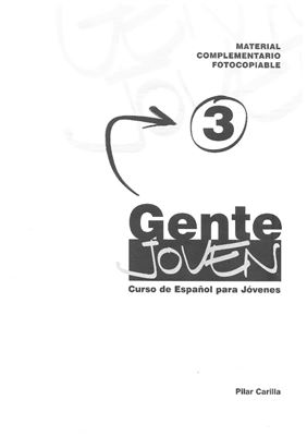 Gente Joven 3 (Nivel B1). Material Complementario