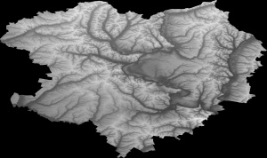 Данные SRTM (Shuttle radar topographic mission). Украина. Харьковская область