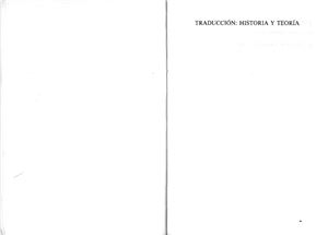 Traducción: Historia y teoría
