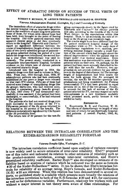 Relations between the intraclass correlation and the Kuder-Richardson reliability formulas