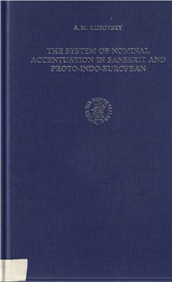 The system of nominal accentuation in Sanskrit and Proto-Indo-European