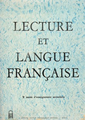 Lecture et langue française, 1ere année secondaire