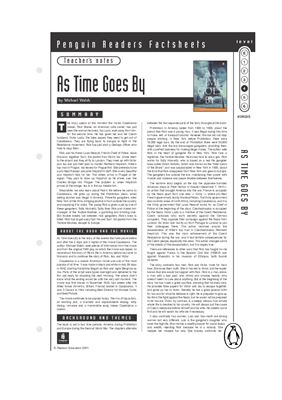 Penguin Readers Factsheets. Level 4. Intermediate