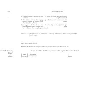 English for Customs