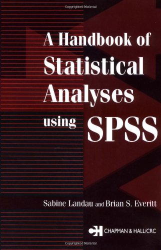 A handbook of statistical analyses using SPSS
