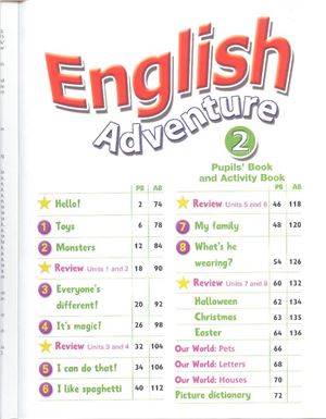 English Adventure 2 - Pupils' Book And Activity Book