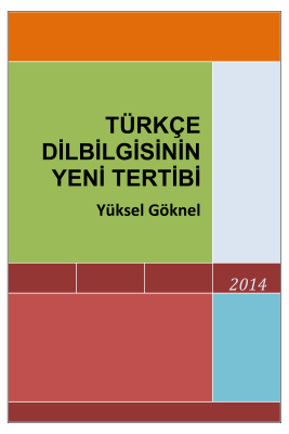 Türkçe Dilbilgisinin Yeni Tertibi