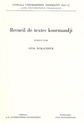 Recueil de textes kourmandji