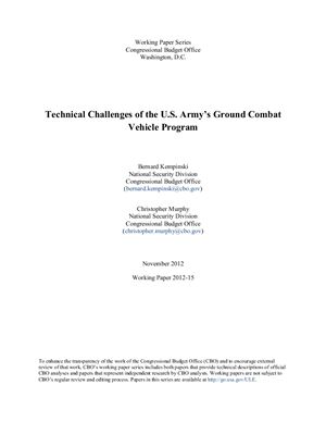 Технические проблемы программы наземных боевых машин армии США