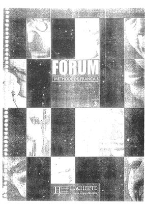 Le Bougnec Jean-Thierry, Lopes Marie-José Forum: Méthode de Français 3
