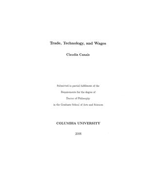 Technology. Wages