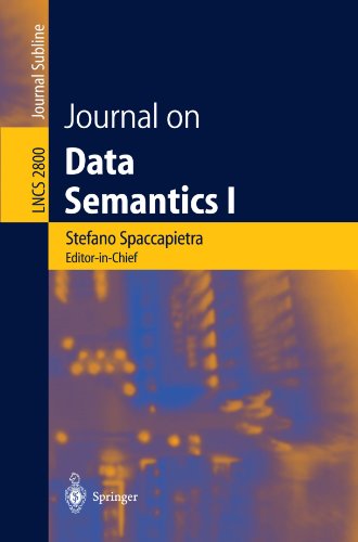 Journal on Data Semantics I
