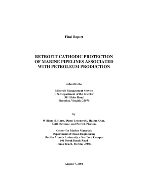 Retrofit cathodic protection of marine pipelines associated with petroleum production