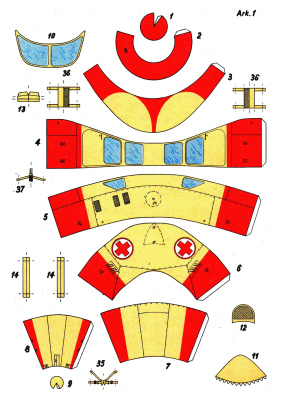 Вертолет Ка-18 от Maly Modelarz
