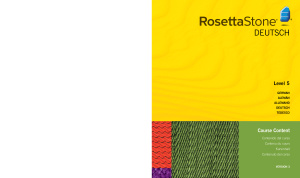 Rosetta Stone German. Тексты уроков. Уровни 1-5