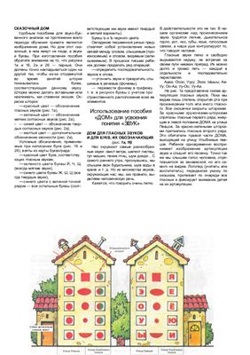 Дома и сказки для звуков и букв