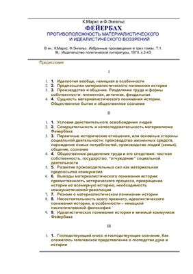 Фейербах: противоположность материалистического и идеалистического воззрений